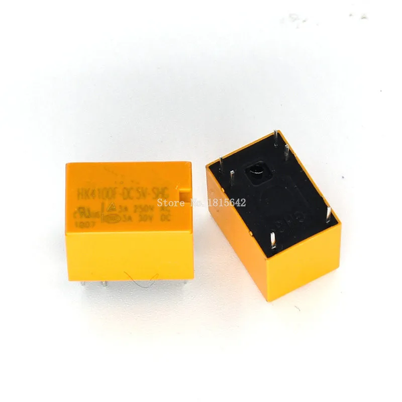 2 шт. Φ реле HK4100F 5V DIP6 3A 250V AC/ 3A 30V DC