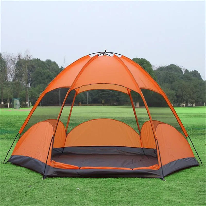 3 4 человека большая палатка для кемпинга двухслойная Солнцезащитная УФ Пляжная