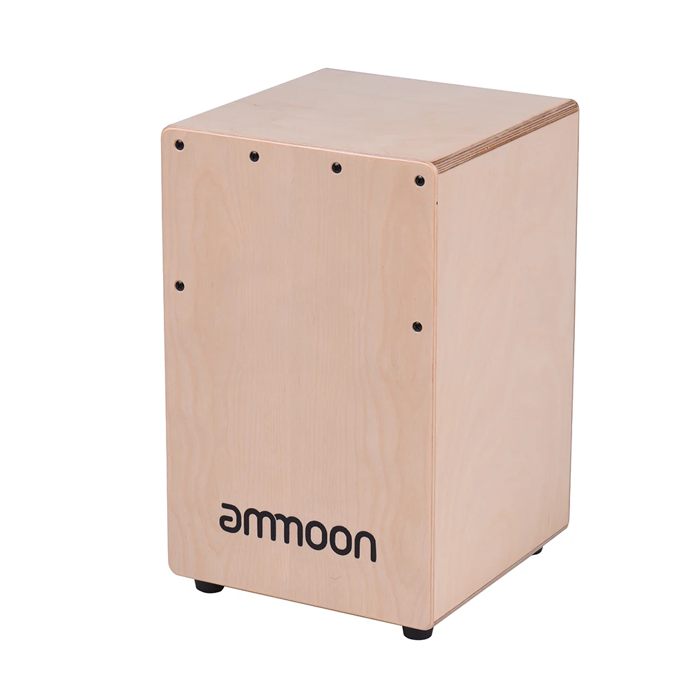 Барабанная коробка ammoon Cajon ручной барабан перкуссионный инструмент из березовой