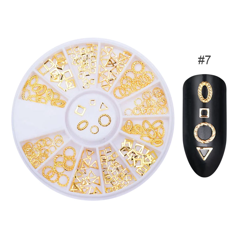 Стразы для ногтей разных цветов маленькие нерегулярные 3D украшения в форме