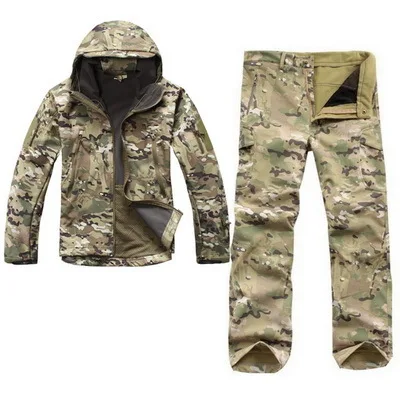 Тактическая тактическая куртка TAD Gear Shark Skin мягкая камуфляжная спортивная