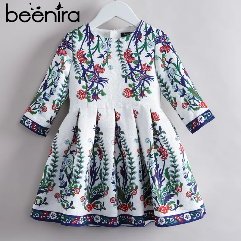 Beenira/Детское платье принцессы Новинка 2019 года Брендовое зимнее в европейском и