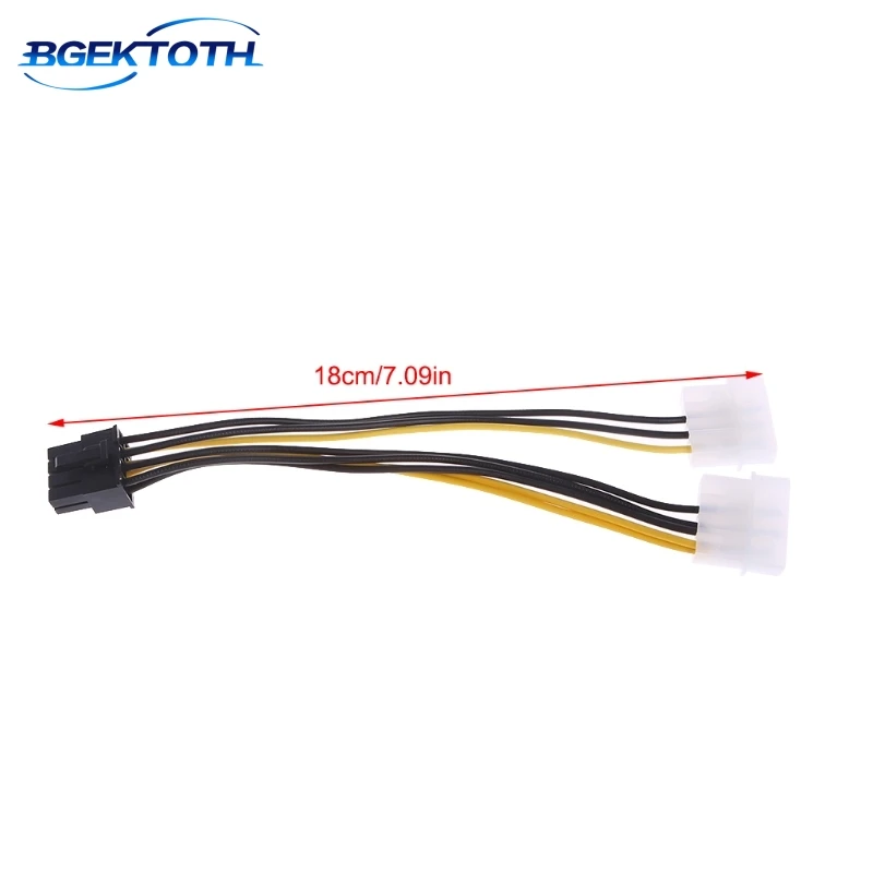 2 шт. 4 контактный кабель адаптера питания Molex LP4 8 Pin PCI Express|4-pin molex|adapter cablepsu power cable |