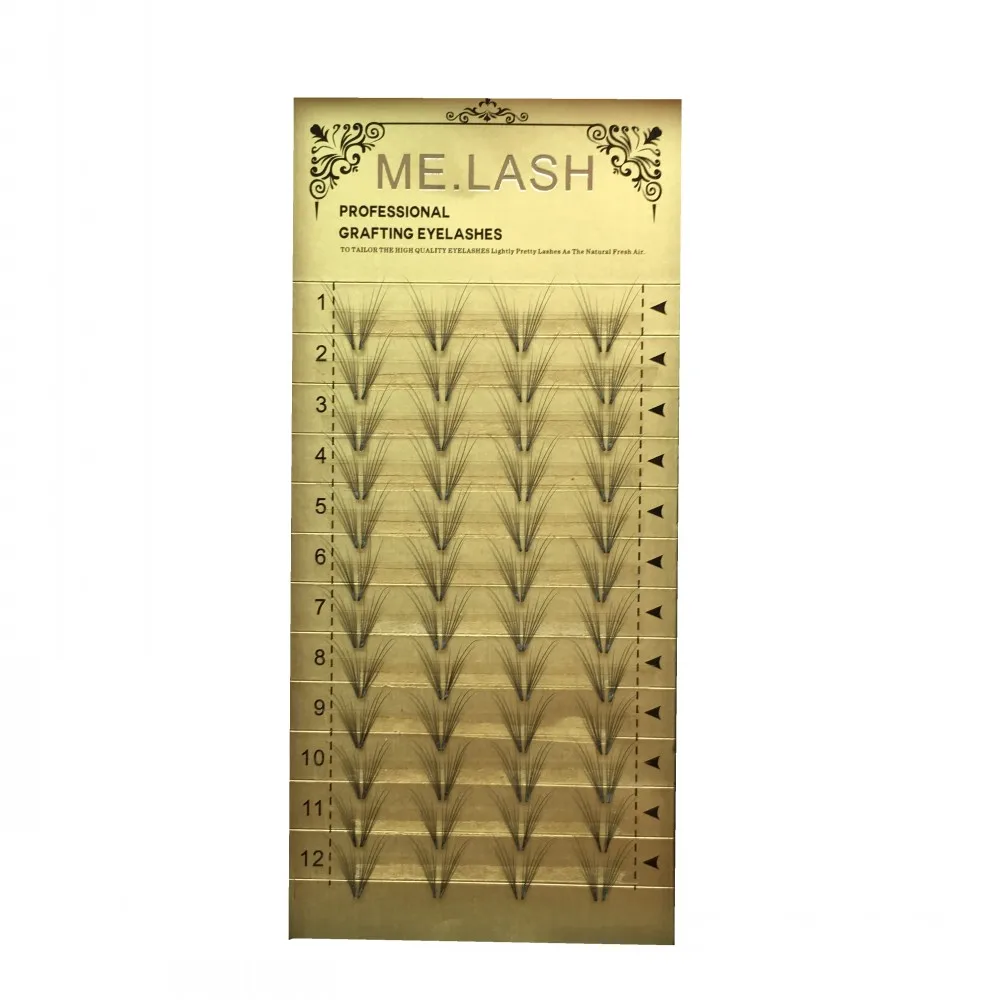 Wholesale ME.LASH 10 trays/lot Butterfly Wings Shape 3D Eyelashes Winged Dovetail Imitate Silk False Mink Individual 7D Eyelash | Красота и