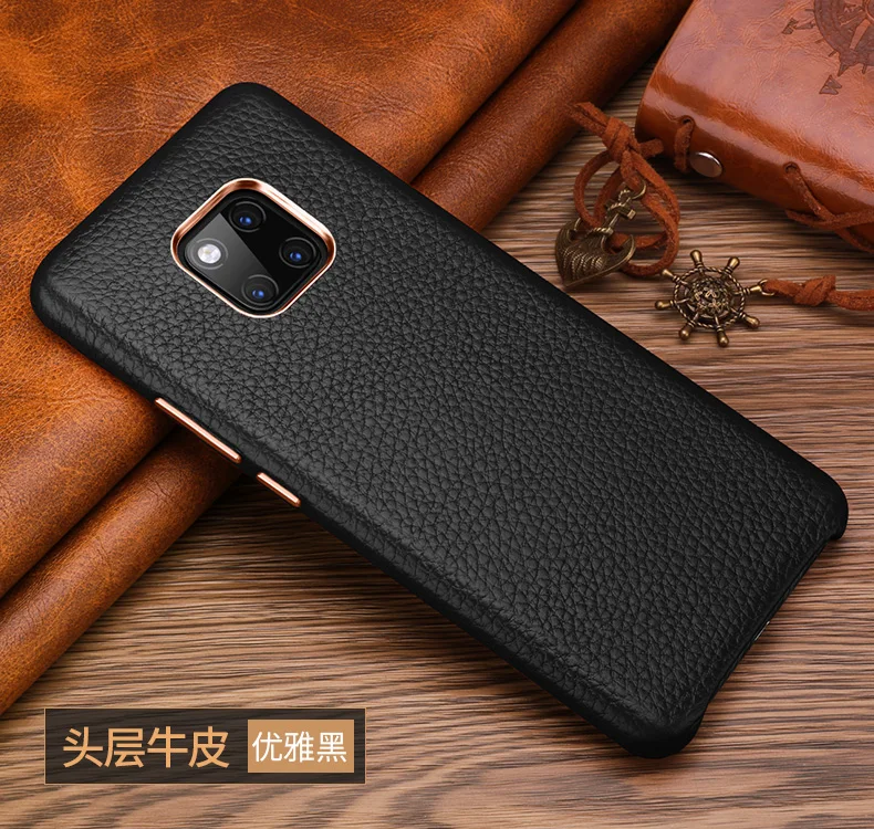 4 цвета, чехол для huawei mate 20 из натуральной воловьей кожи, чехол для телефона из телячьей кожи, сумки для huawei mate 20 Pro