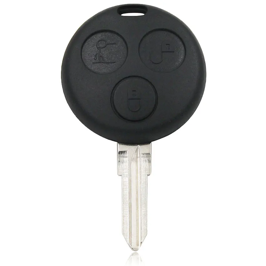 10 шт./партия, 3 кнопки дистанционного брелока 433/434 МГц для Benz Key Smart Fortwo ForFour Roadster Smart City Coupe