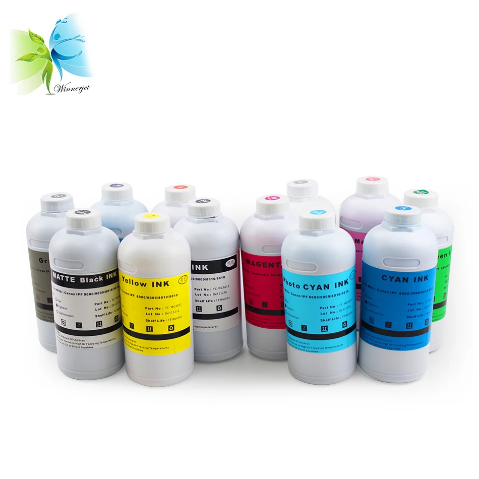 Winnerjet 8 liters/lot PFI-701 water based pigment ink for Canon IPF8000s IPF9000s 8000S 9000S printing refill | Компьютеры и офис