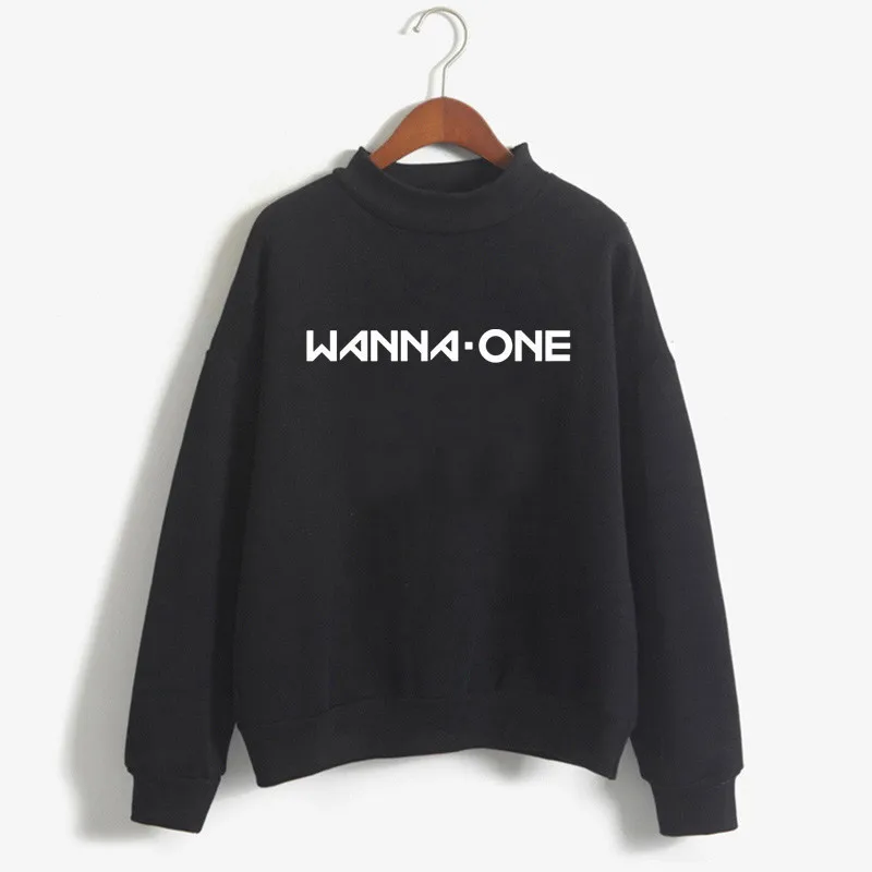 New Exo Blackpink Hoodies Women Warm Hoodies Twice Wanna One Got7 Sweatshirts Harajuku Ladies Monsta X Female Fan Hoodie