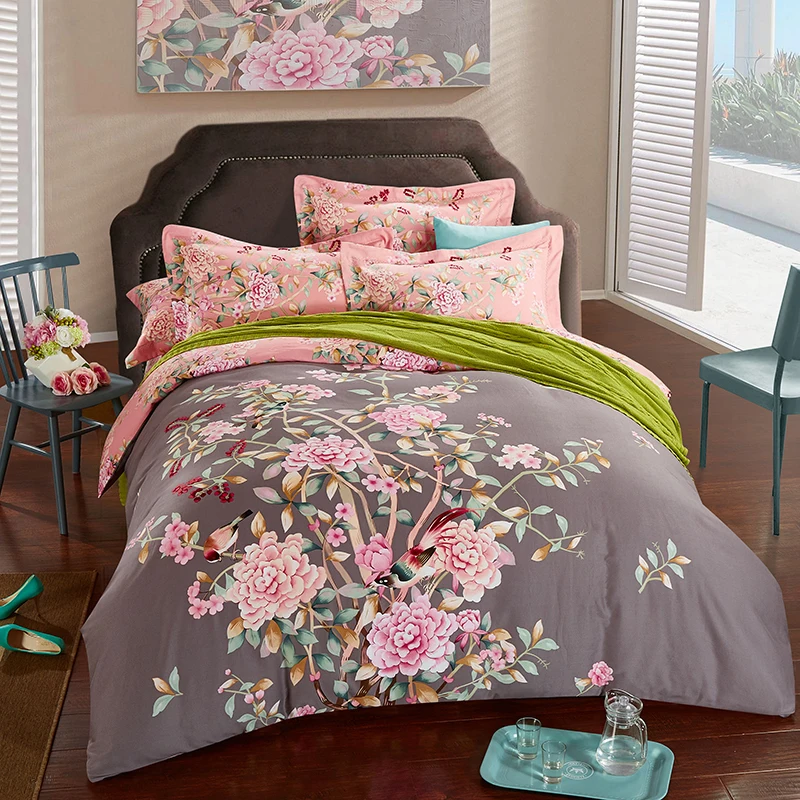 Хунбо 4 шт./компл. домой постельные принадлежности Постельное белье супер