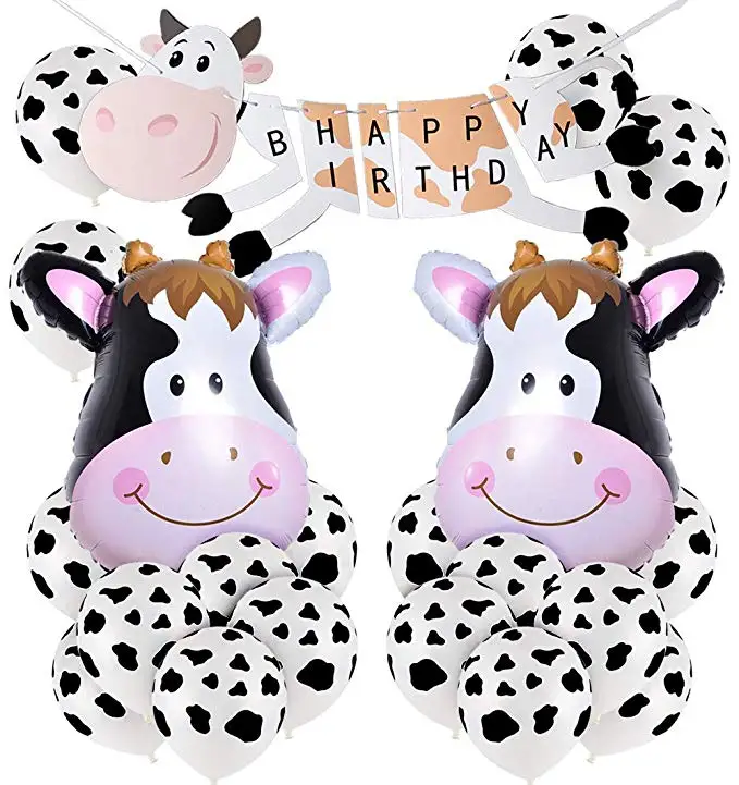 1Pcs Jungle Animal Tiger Lion Zebra Monkey Giraffe Cow Air Helium Foil Balloon Kid Birthday Party Decoration Zoo Theme Supply | Дом и сад