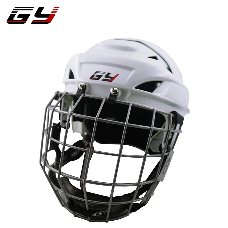 Белый Хоккейный Шлем Hokey с CE хоккейный шлем комбо Хоккейная маска