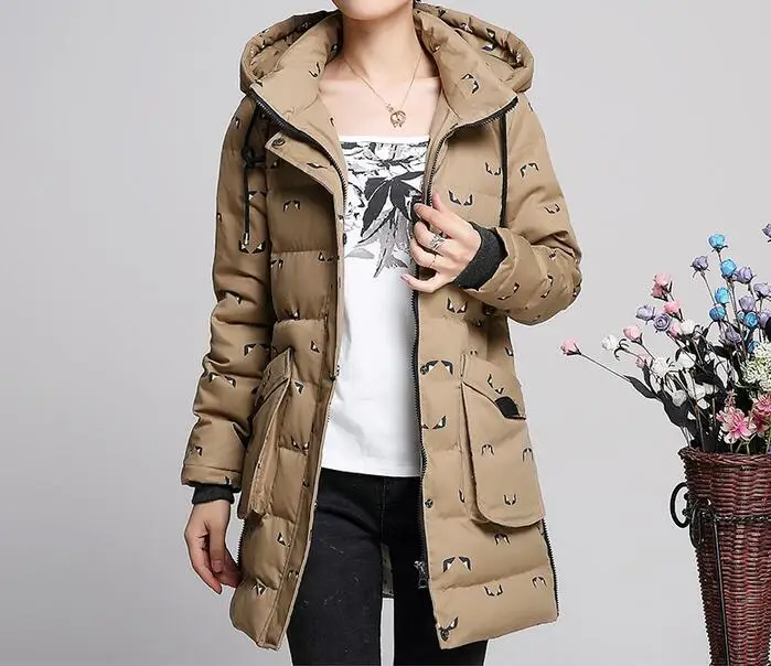

S-5XL, хит продаж, зима 2019, женская новая модная длинная куртка с толстой хлопковой подкладкой