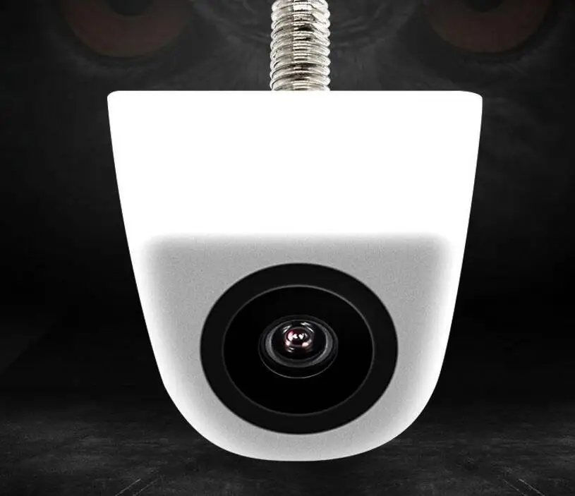 White Koorinwoo Мультифункциональный переключатель HD Автомобильная Reaview камера боковая фронтальная камера видео система RCA 12 В парковочная камера NTSC/PAL для транспортного средства - Название цвета: White