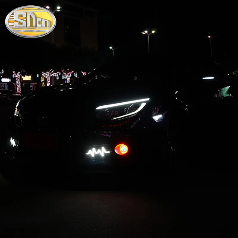 Светодиодный ДХО-светильник для Honda Civic 2016 2017 2018 дневный ходовой светильник