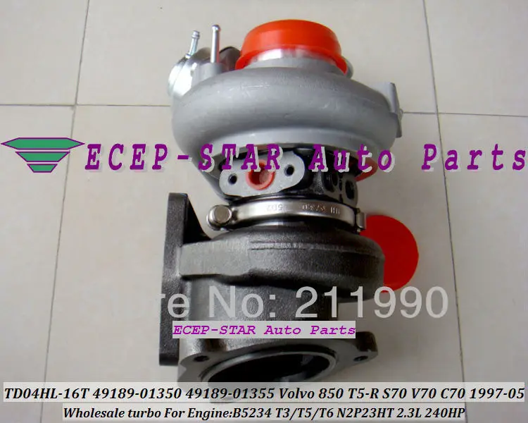 TD04H 49189 01355 4918901355 8601238 турбо для VOLVO 850 T5 R S70 V70 C70 1996 B5234FT B5234 T3 T6 N2P23HT 2.3L|turbo timer|turbo kit