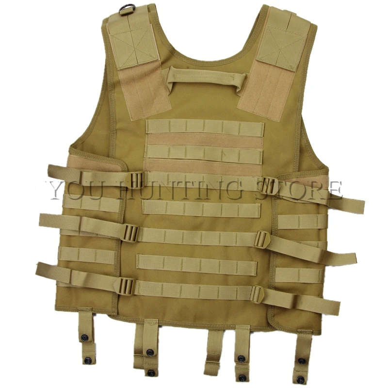 Военный охотничий Открытый страйкбол тактический жилет Molle Plate Carrier Strike Combat жилет черный зеленый ACU камуфляж