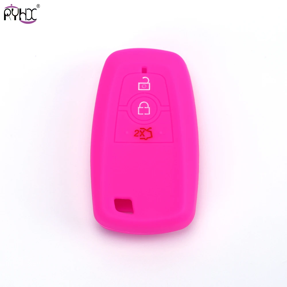 Силиконовый для ключа автомобиля чехол дистанционный ключ крышка Fiesta Focus 3 Ecosport
