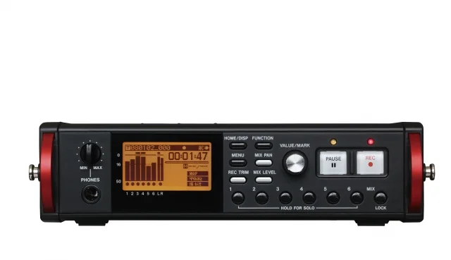 TASCAM DR-680MKII DR-680MK2 портативный многоканальный рекордер 8-трек linear PCM поле рекордер для фильма живая запись WAV/BWF