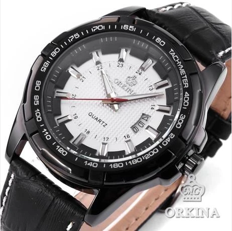 2017 Sale Hardlex Stainless Steel Man Watch Blackcat Dress New With Tags Sports Watches Orkina Brand Quartz Leather Strap | Наручные часы