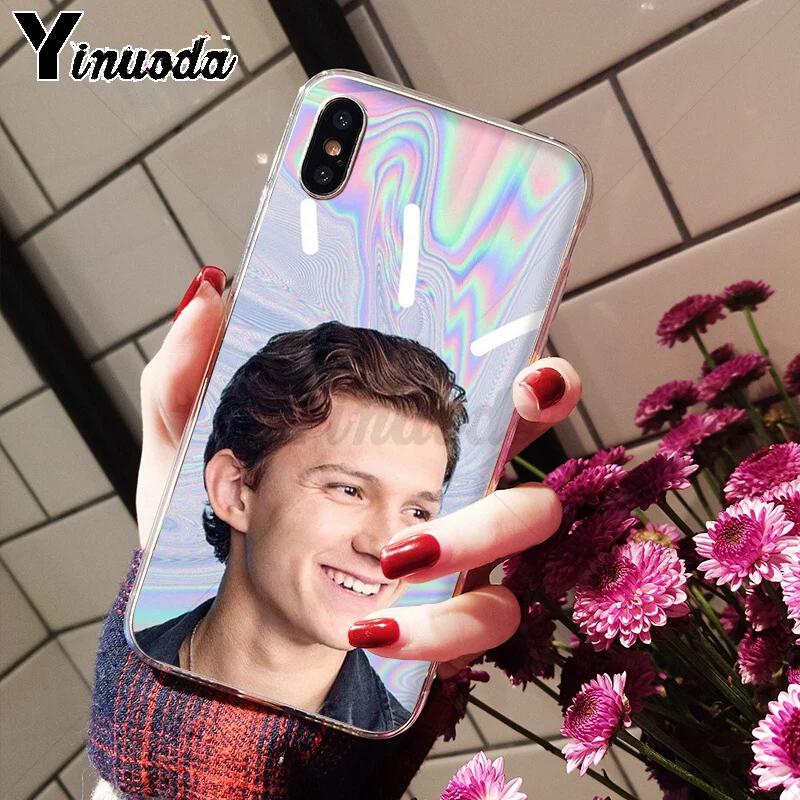 Yinuoda том Холланд Новое поступление сотовый Чехол для телефона для Apple iPhone 8 7 6 6S Plus X XS MAX 5 5S SE XR мобильные телефоны
