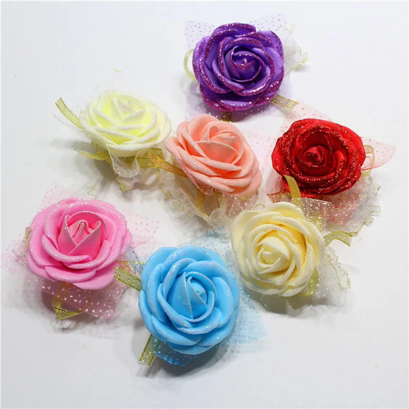 1 шт. искусственные шелковые цветы для подружки невесты свадебные украшения дома