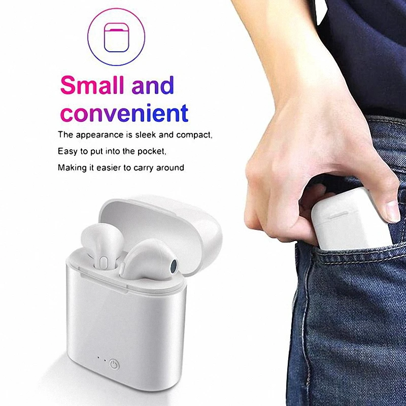 Горячая продажа беспроводные Bluetooth наушники i7TWS Близнецы стерео гарнитура Спорт