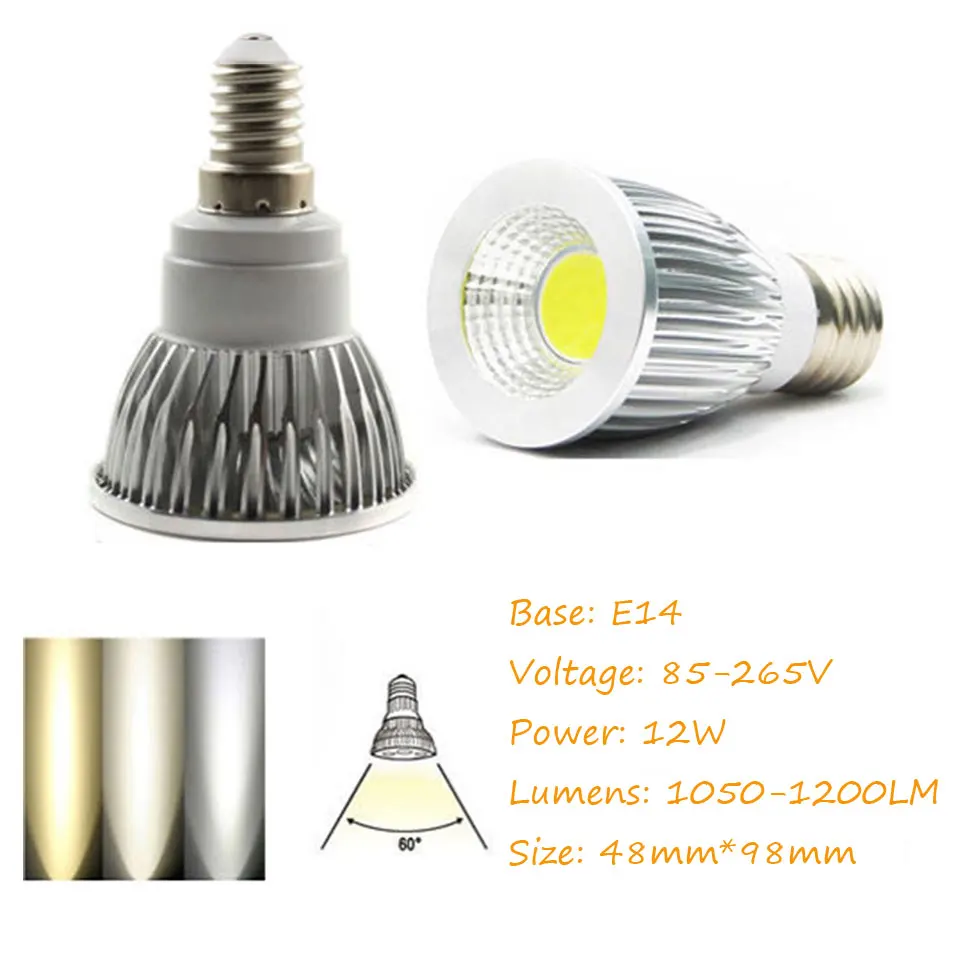 Светодиодная лампа GU10 E27 E14 MR16 12 В постоянного тока 220 110 6 Вт 9 85 265 в|led bulb light|bulb lightcob