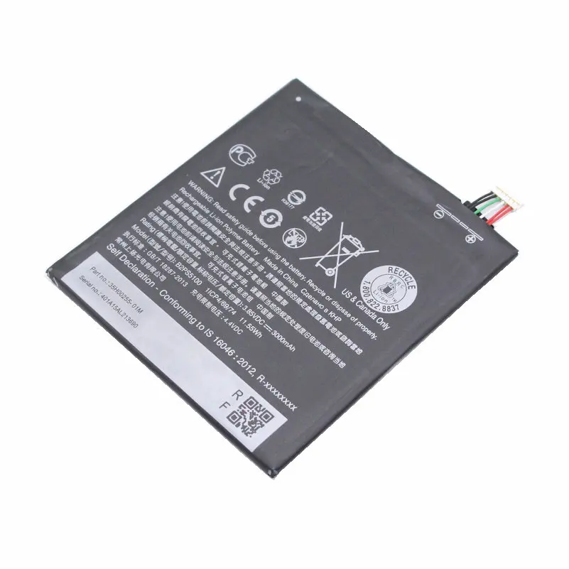 1x Новый 3000mAh B2PS5100 Сменный аккумулятор для HTC One X9 Dual X9E E56ML X9u Desire 10 pro D10W D820U D820S D820T 826D