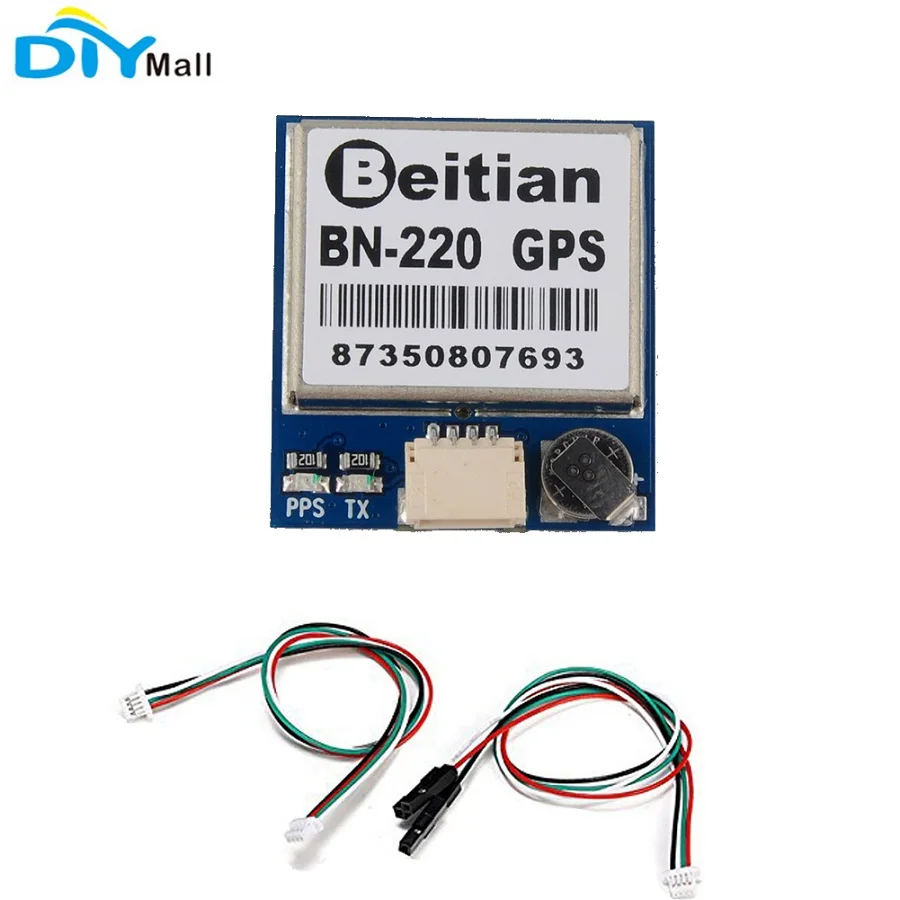 BN-220 GPS Beitian BN-220 Двойной gps ГЛОНАСС модуль со вспышкой+ gps пассивная антенна для Arduino самолета F3 CC3D управления полетом - Комплект: BN-220 GPS