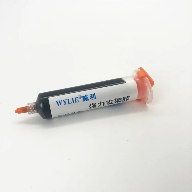 Black glue WYLIE мощный Кронштейн Клей поддержка обслуживания универсальный клей для IPHONE X Android задняя крышка вискоза клейкий для ремонта жевательной резинки - Цвет: Black glue