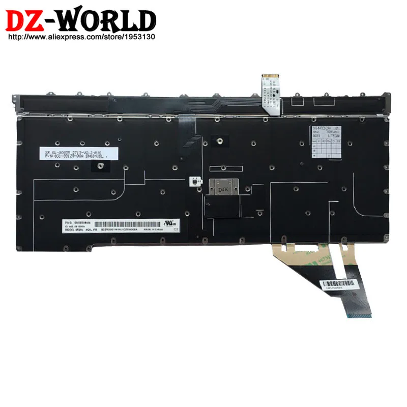 FR для lenovo Thinkpad X1 Carbon 3rd 20BS 20BT Французский клавиатура с подсветкой Франция подсветка Teclado SM20G18616
