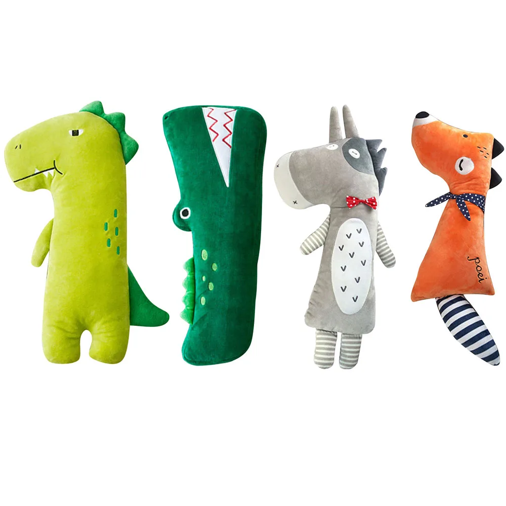 

Baby Car Seat Belt Cover Cartoon Plush Kids Children Pillow Shoulder Pads Safety Positioner Padding Waist Cushion Styling