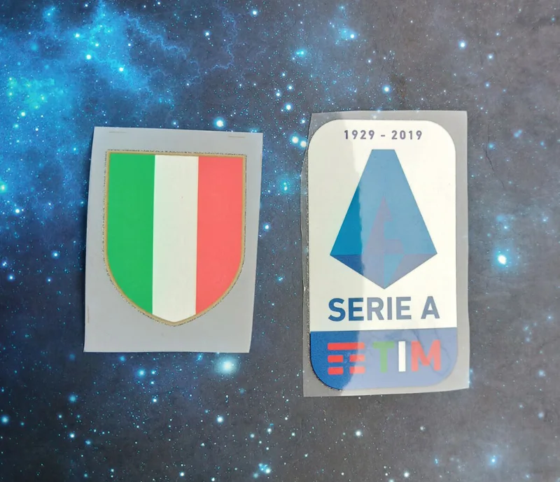 19 20 красный coppa Italia круг Scudetto патч серия Топпа патчи GOMMATA Lega Calcio TIM силиконовые патчи
