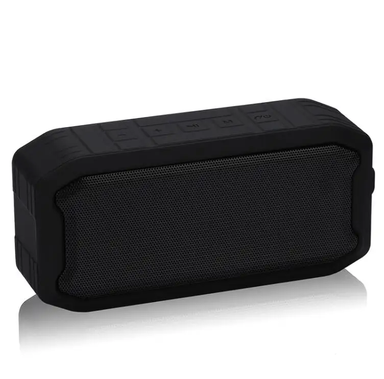 Превосходное качество IPX7 водонепроницаемый Bluetooth динамик открытый портативный путешествия Bluetooth 5,0 сабвуфер U диск TF карта беспроводной Вызов - Цвет: Black