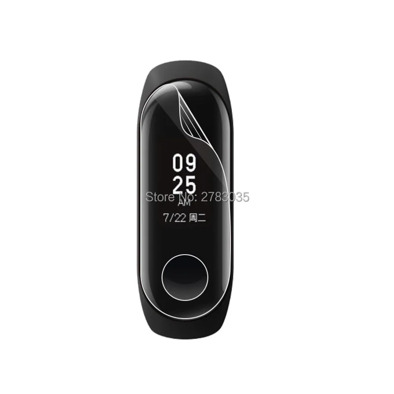 Умный Браслет для Xiaomi Mi Band 3 Band3 мягкая защитная пленка из ТПУ экрана (не