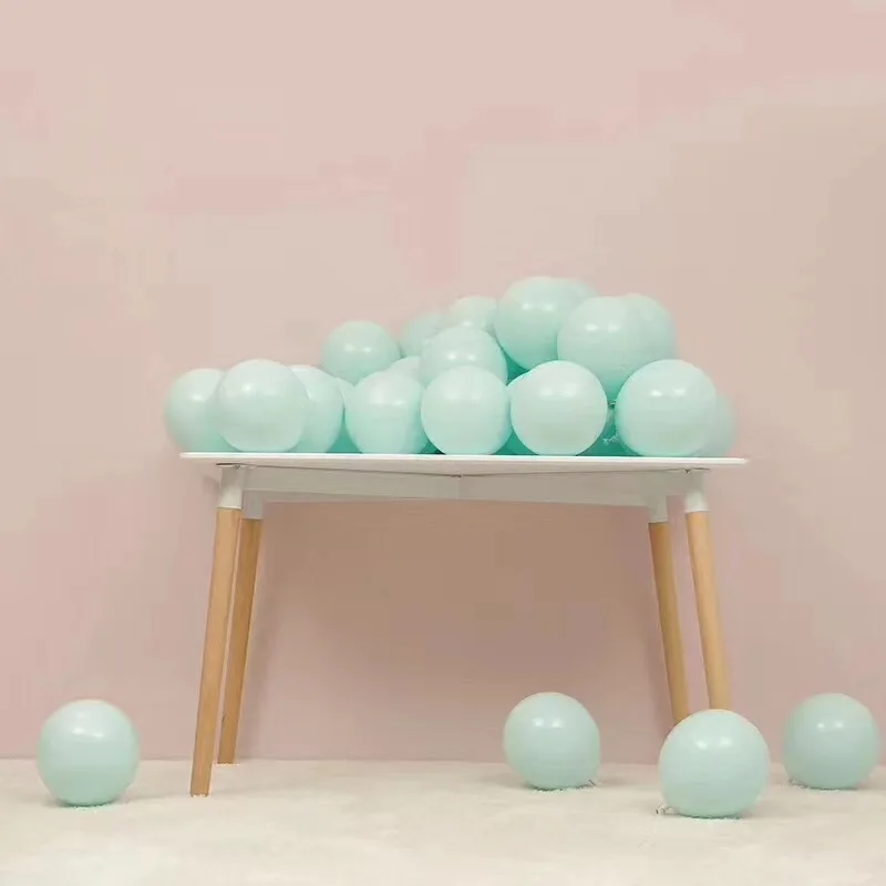 9 шт 10 дюймов мгновенной проявки Macaroon серии цветные латексные шары флаги надувные
