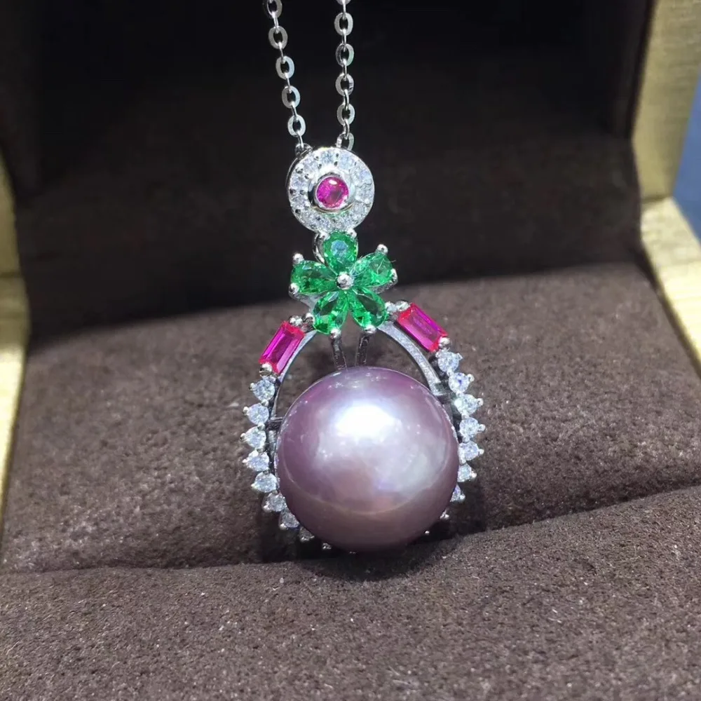 

NEW ARRIVAL 925 Sterling Silver Pearl Pendant Mounts Pendant Setting Findings Jewelry Parts Fittings Women Accessories