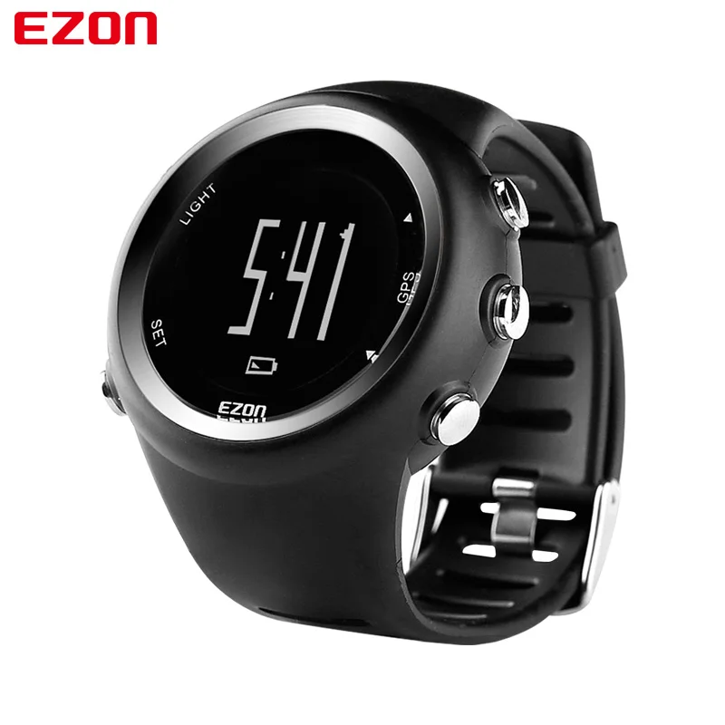 EZON GPS дистанция скорость калорий монитор мужские спортивные часы