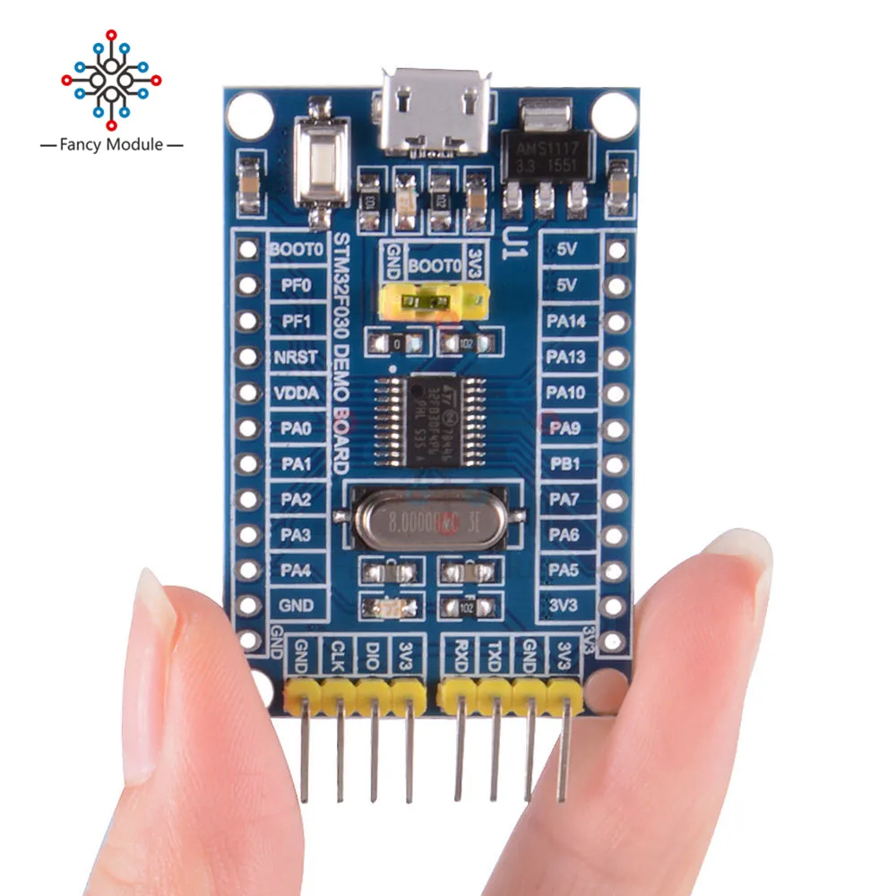 Системная плата STM32F030F4P6 ARM макетная для минимальной системы микроконтроллер SWD/ISP