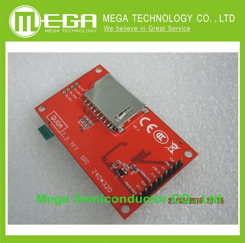 

10pcs 2.2 Inch SPI TFT LCD Serial Port Module Display Free Shipping