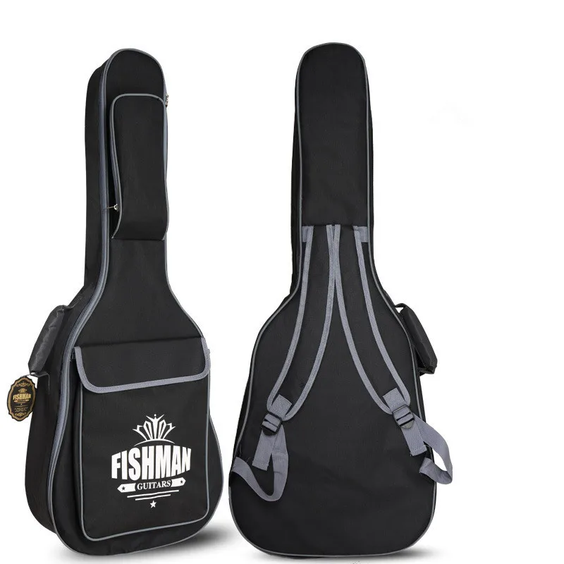 Акустическая Электрогитара Gig Bag мягкий чехол с водонепроницаемыми двойными лямками для 36 ''41'' мягкий чехол рюкзак с двойными лямками