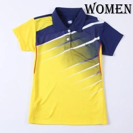 Women Shirt Футболка для бадминтона, рубашка для настольного тенниса, теннисные рубашки, футболки для пинг-понга, спортивная форма, юбка, шорты для бадминтона - Цвет: Women Shirt
