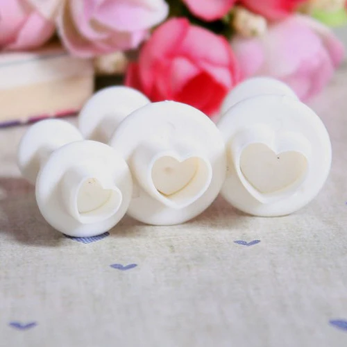 Фотообои 3 шт./компл. инструмент для украшения тортов в форме сердца кухонные