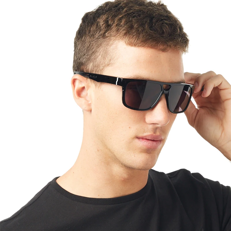

KDEAM Brand Men's Fashion Polarized Sunglasses Men For Driving UV Protection Eyewear Designer Outdoor Travel Sun Glasses Square