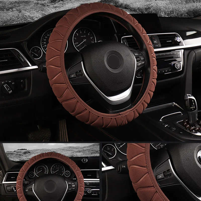 1 шт чехол рулевого колеса автомобиля спонж ручки Универсальный Авто аксессуары