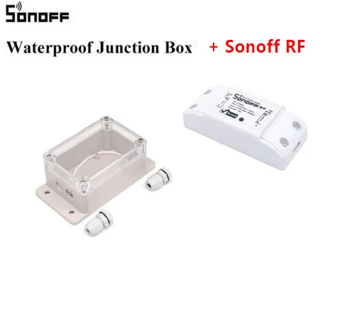 Интеллектуальный выключатель света Sonoff IP66 Водонепроницаемый распределительная коробка в виде ракушки удаленный виде сосулек, украшение на Рождество и другие в дождь и снежные дни для Sonoff Basic/RF/Dual/Pow переключатель - Комплект: Набор3