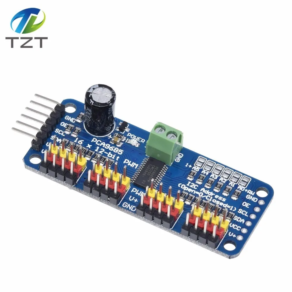 Завеса 16 канальный 12 битная ШИМ сервопривод I2C интерфейс PCA9685 для Arduino Raspberry Pi DIY Servo