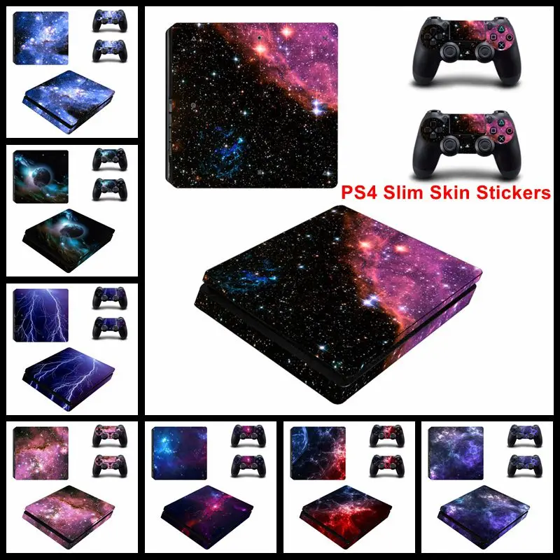 Красивая внешняя космическая планета стиль кожи Наклейка Обложка для Playstation 4 Slim