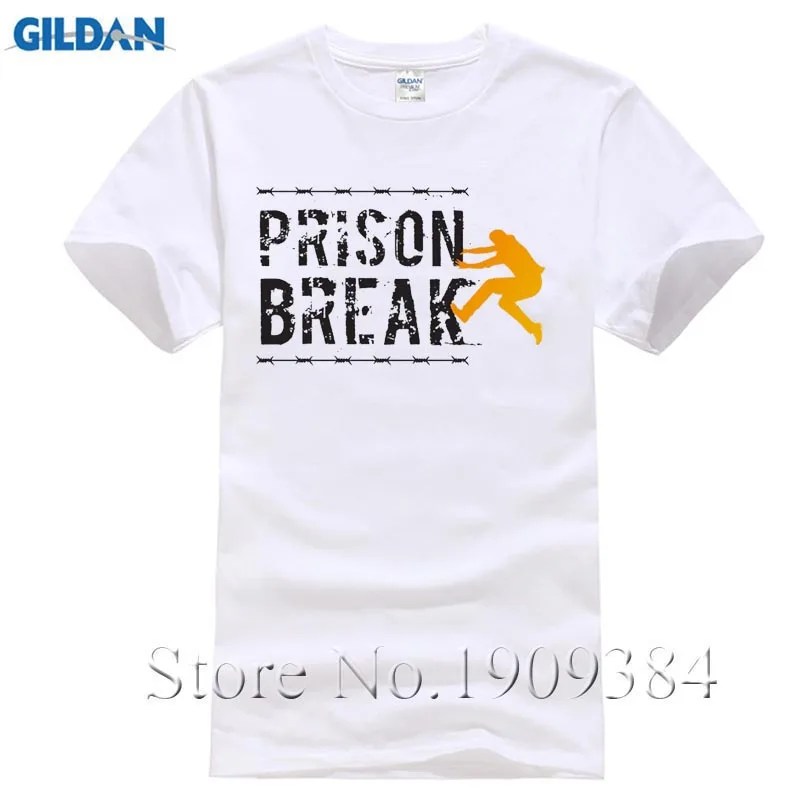 Тема фильма Для мужчин побег из тюрьмы футболки индивидуальный заказ