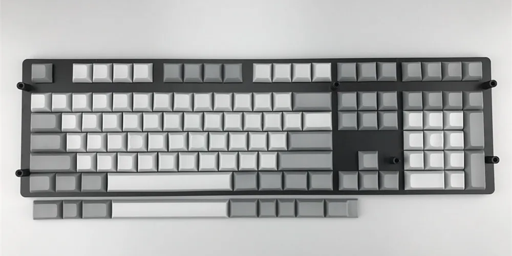 Dsa keycaps пустые печатные 117 клавиши толстые pbt для механической клавиатуры Dsa профили ANSI макет
